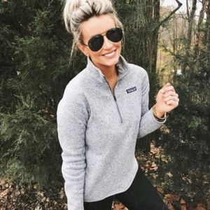 Patagonia Women's Gray Half-Zip Jacket